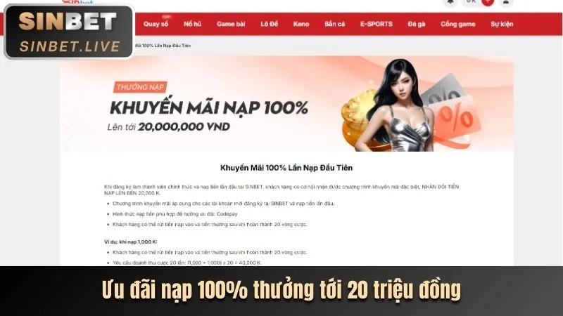 Thưởng nạp tiền hàng ngày fun97